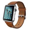 Apple Watch 42mm Stainless Steel Case with Saddle Brown Classic Buckle (MLC92)