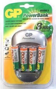 Фото GP Batteries PowerBank Quick 3 PB27GS Фото GP Batteries PowerBank Quick 3 PB27GS